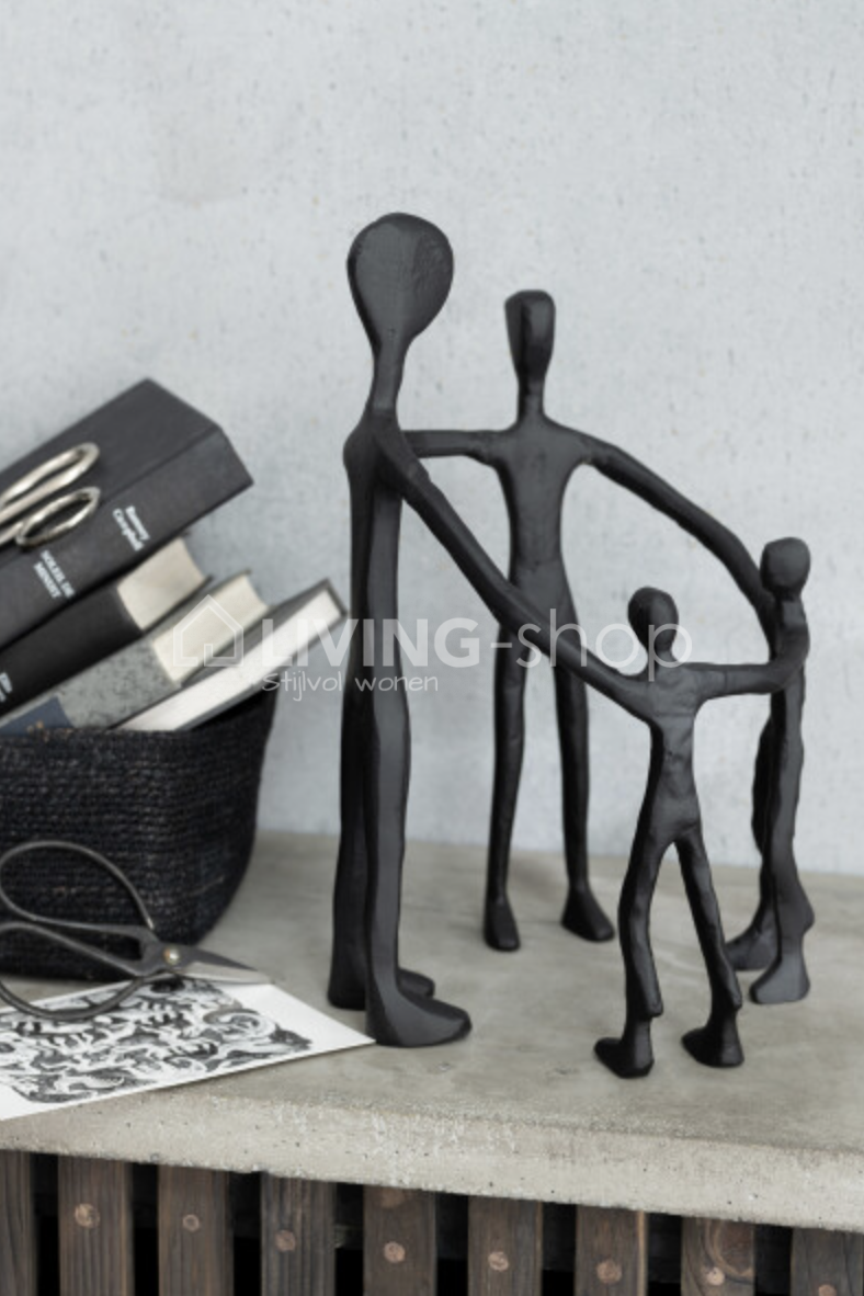 Gepersonaliseerde Familie Beeldjes Set - Handgeschilderde Hars Figuurtjes, Uniek Cadeau Voor Moederdag & Verjaardag